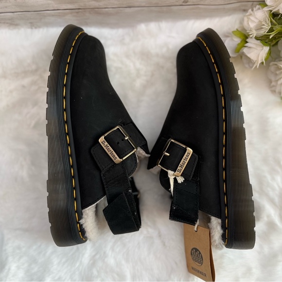 **SOLD NEW Womens Size 7 Dr. Martens Jorge II Fur Lined Slingback Platform Mules - Picture 9 of 12